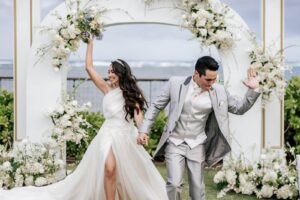 Bride and groom photography