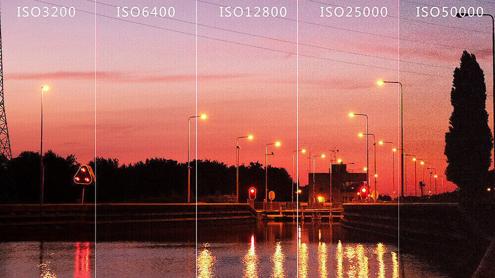 Iso digital noise and image