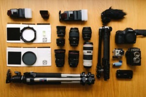 Using equipment in photography