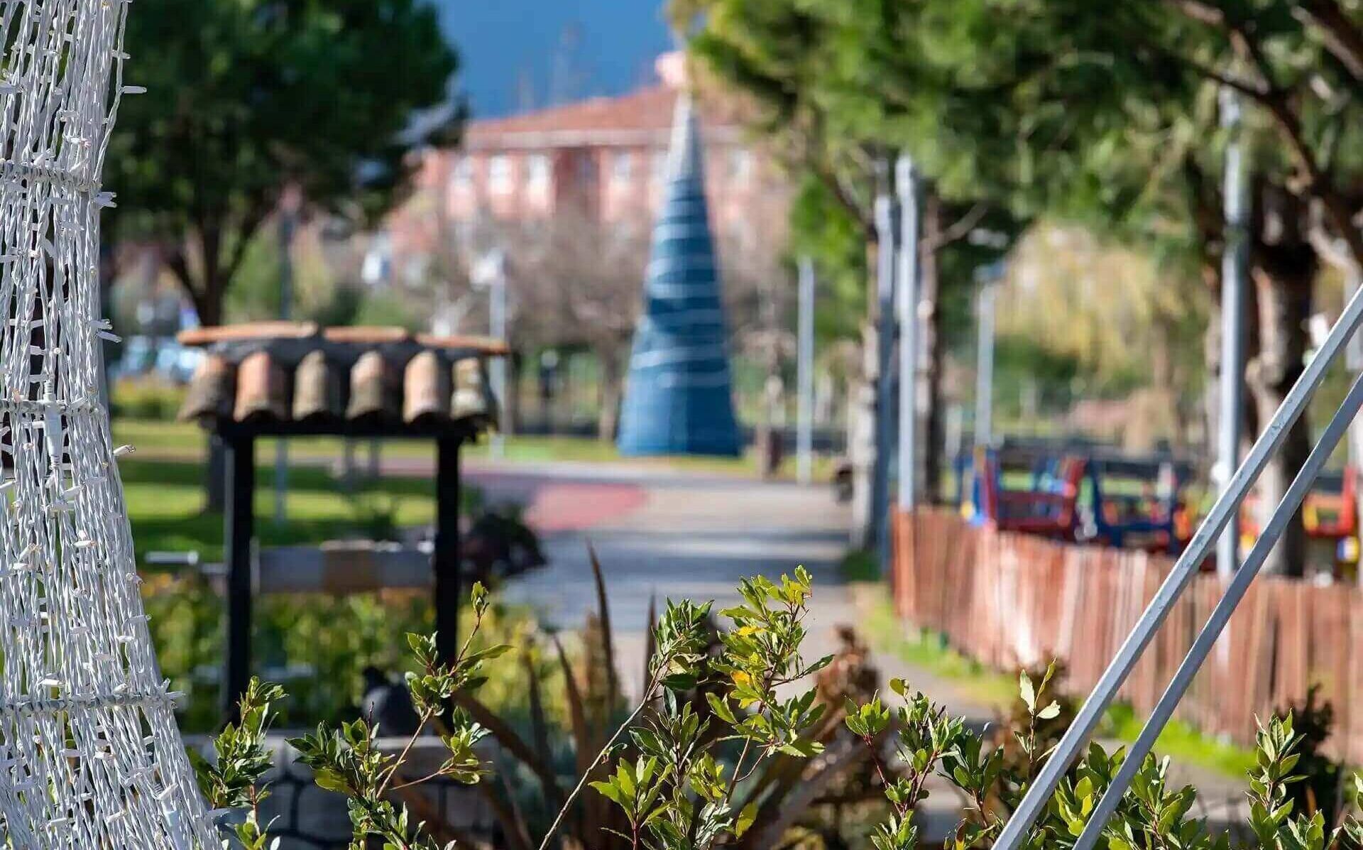 Perspektif derinliği ışık renk ve kontrast